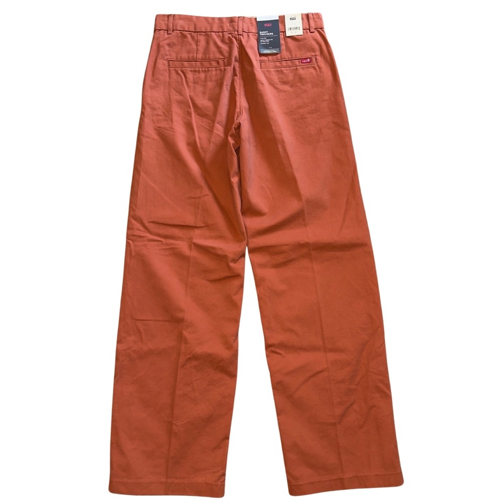 Levi’s Premium Baggy Trousers in Baked Clay Twill - Brown